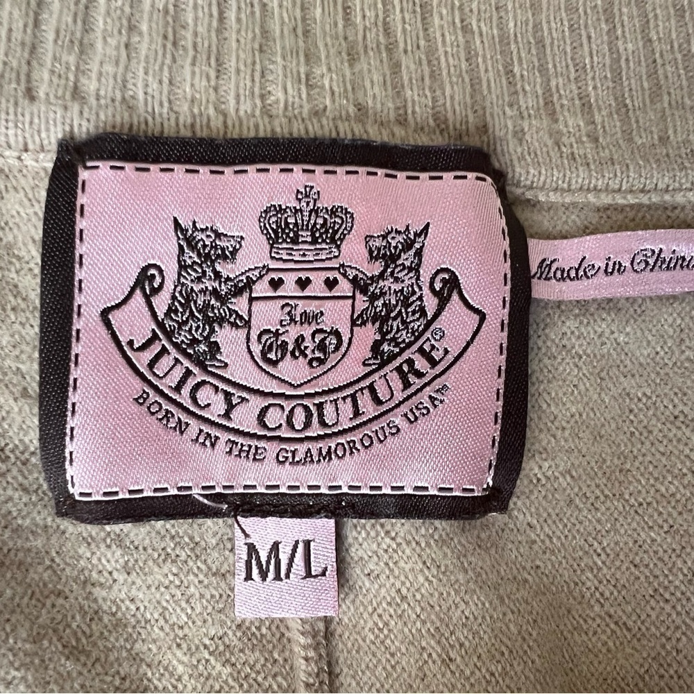 Vintage Juicy Couture Cashmere Wool & Cotton Blend. Size M/L